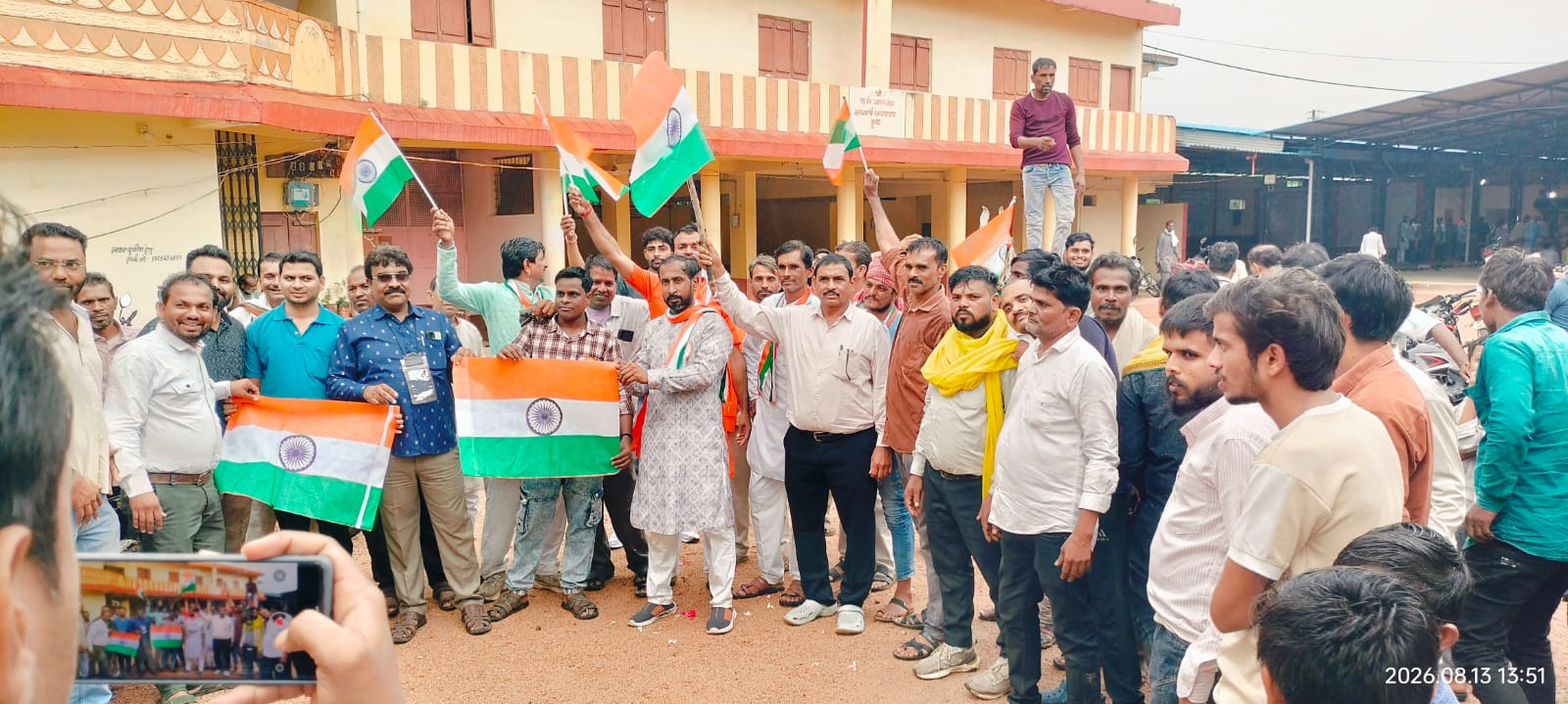 सिराली में शान से लहराया तिरंगा, गुर्जर छात्रावास से निकली भव्य तिरंगा यात्रा। 1 IMG 20260814 WA0004